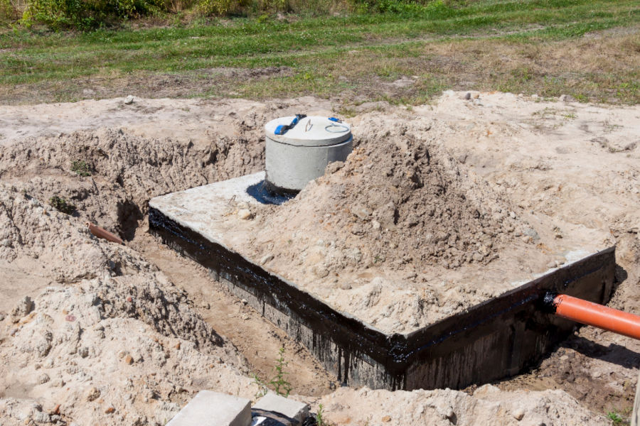 removing a septic tank